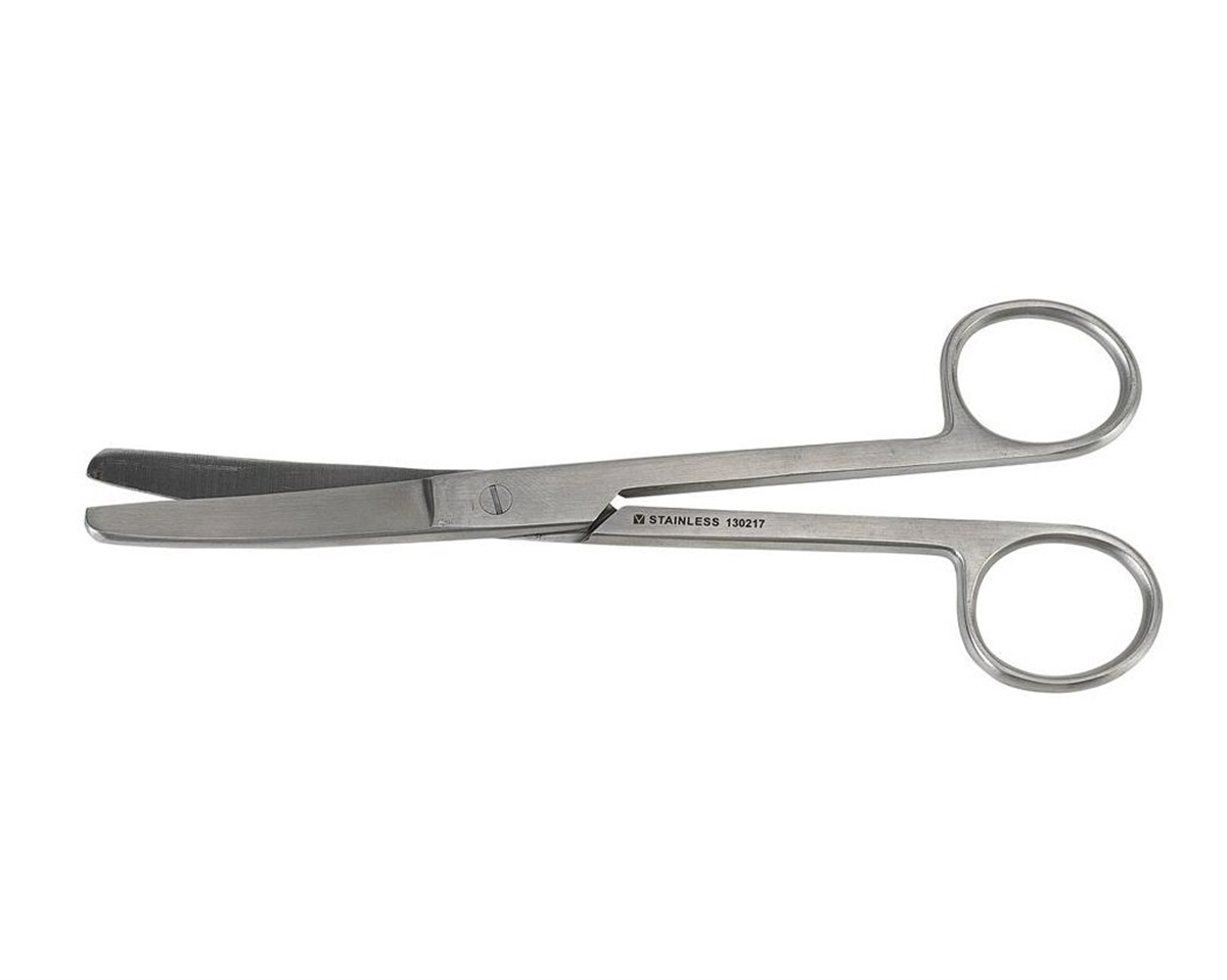 Kruuse  Veteriner Makas. 15 cm. K/K. Eğri