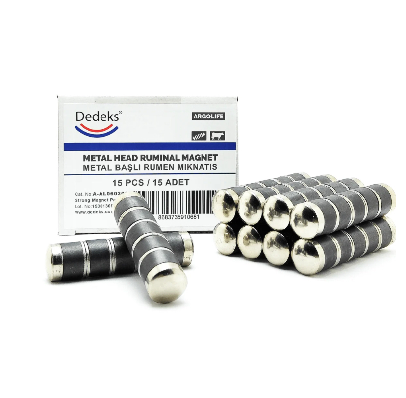 Dedeks Metal Başlı Hayvan Rumen Mıknatısı (Japon)