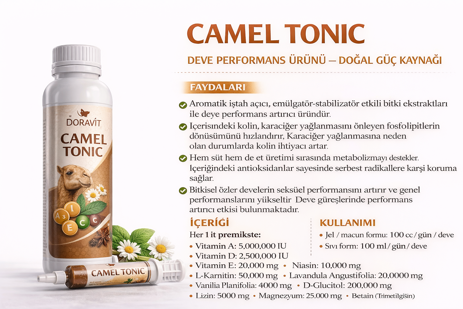 CAMEL TONIC