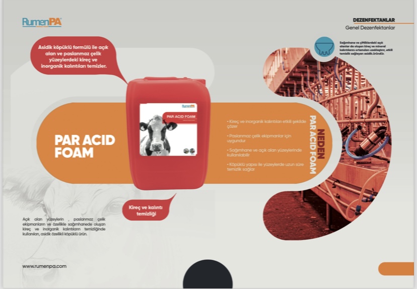 PAR ACID FOAM SAĞIMHANE DEZENFEKTANI