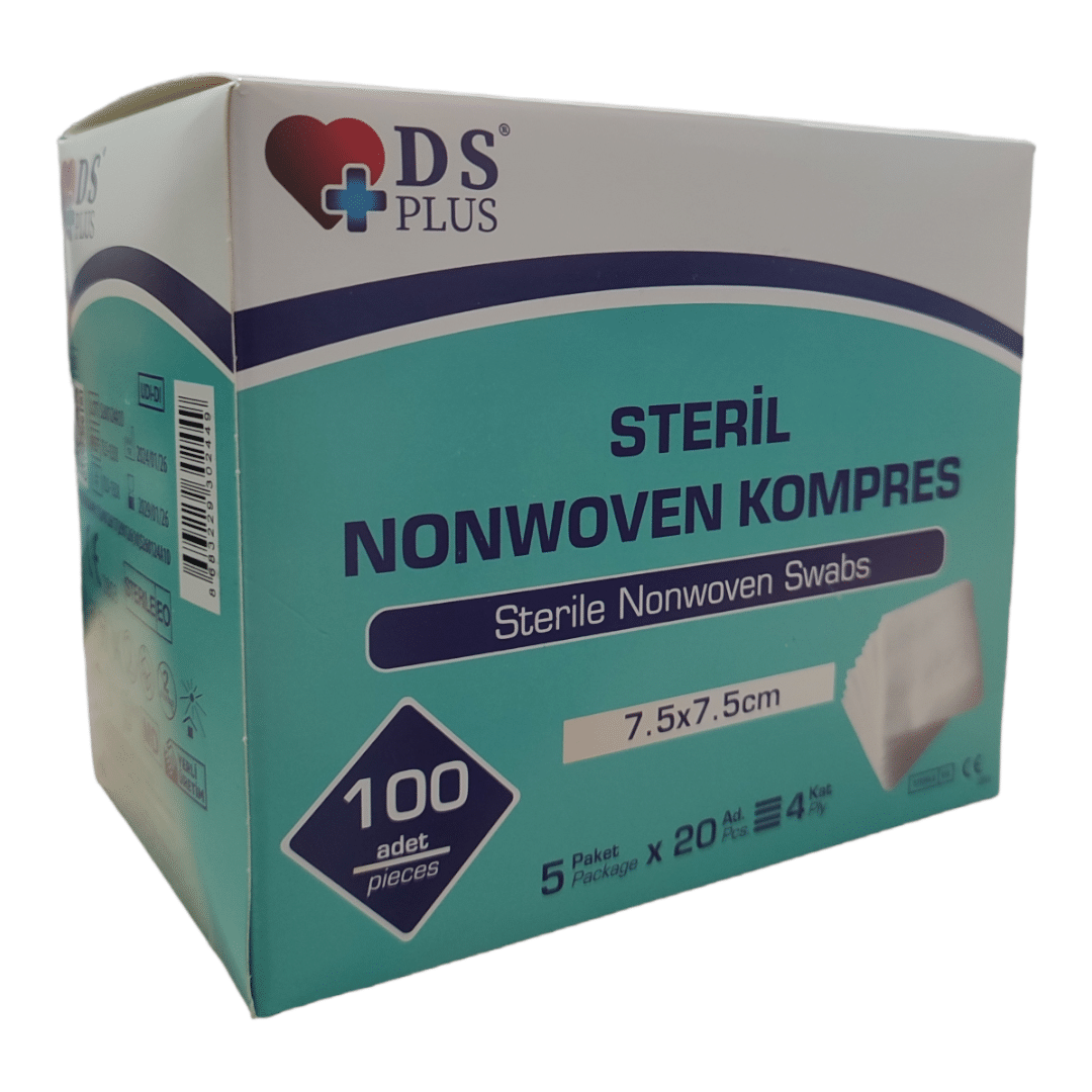 DS 7.5x7.5 4Kat Steril Spanç 100’lü