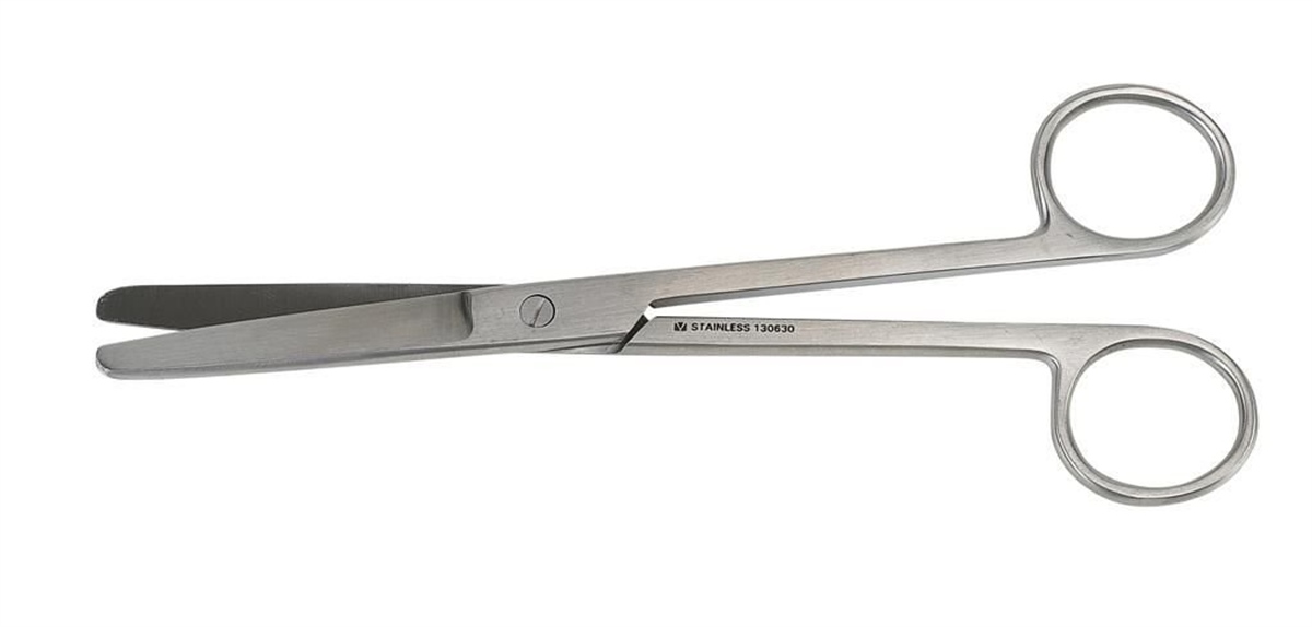 Kruuse  Veteriner Makas. 18 cm. K/K. Düz