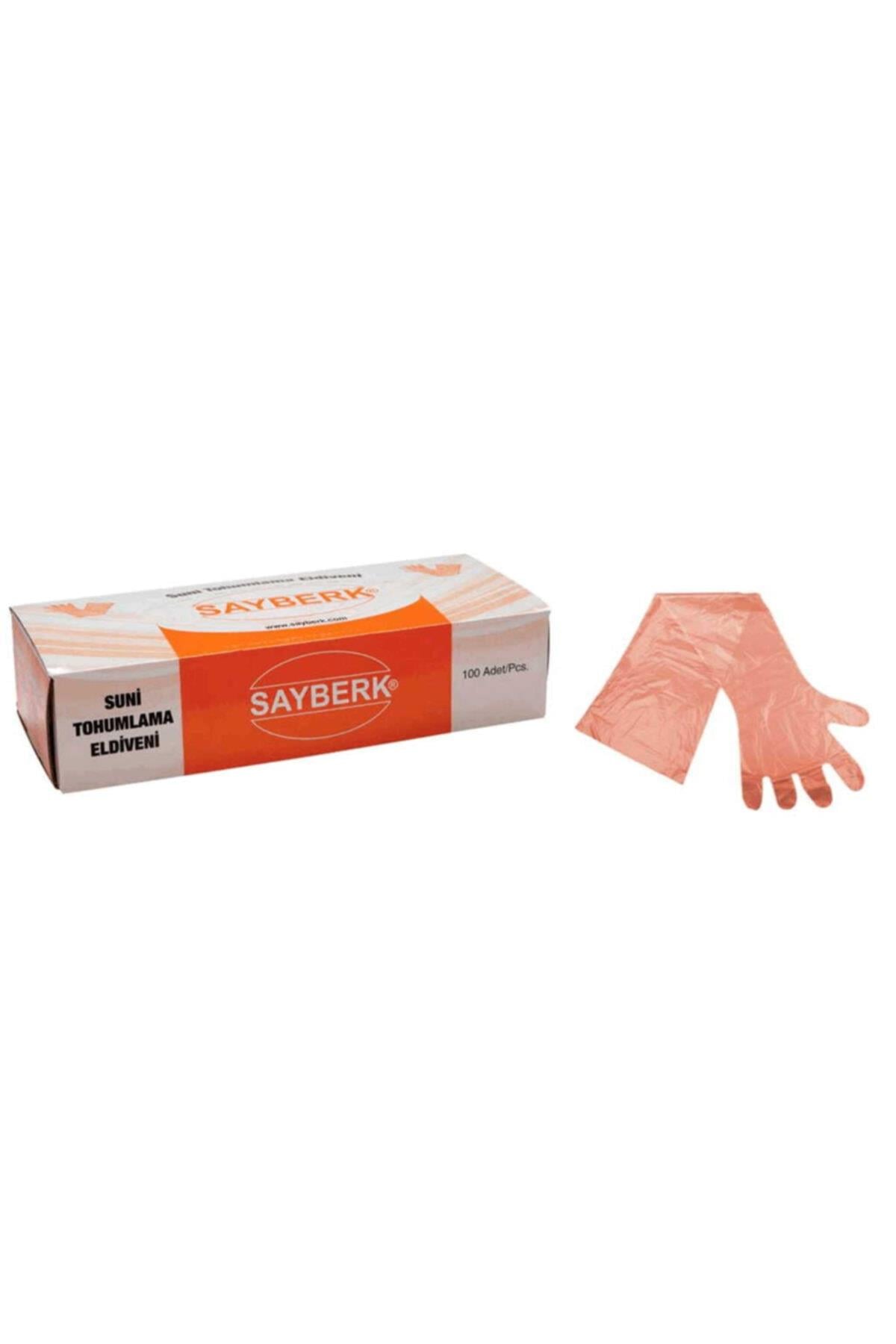Sayberk Tek Kullanımlık Suni Tohumlama Eldiveni (Lastiksiz) 100'lü