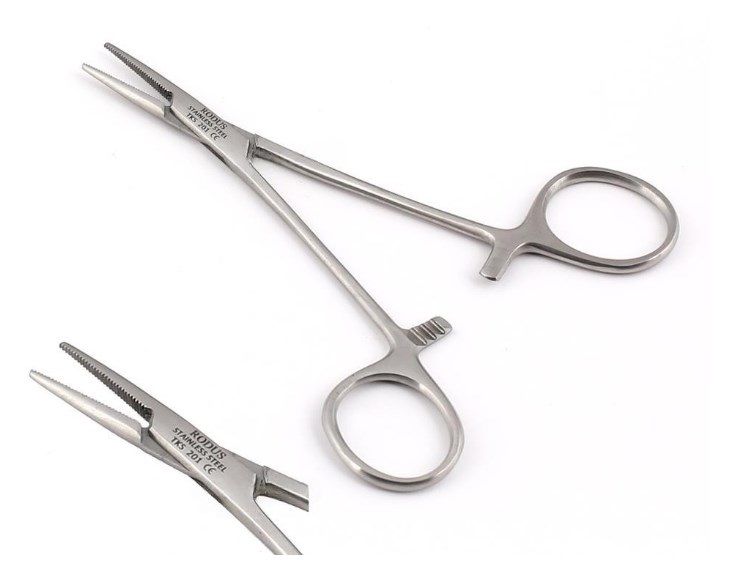 Hemostatik Pens 140 mm Crille Tipi Düz