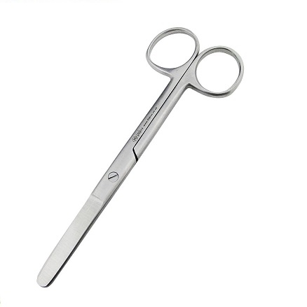Standart Makas 15 cm Küt/Küt Düz